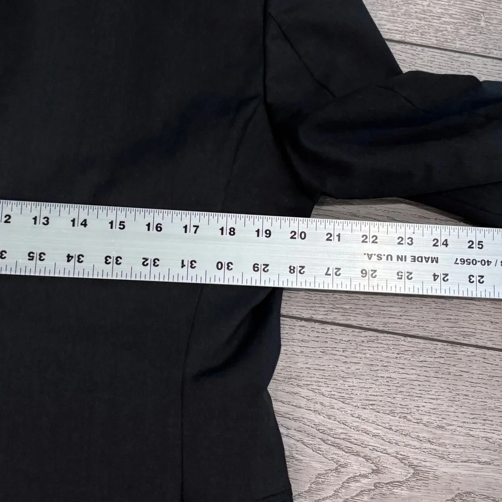 Hugo Boss Blazer Mens 38S Black Super 100 Virgin Wool Pasolini Movie Sport Coat
